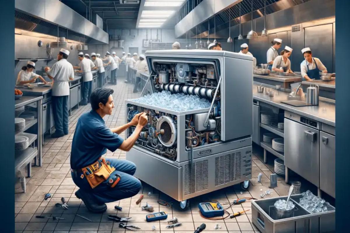 تعمیرکاری در حال بررسی معرفی عوامل خرابی یخساز صنعتی